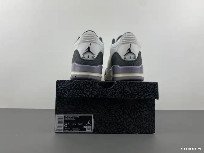 Grey Jordan Air Cement 3 CT8532-106 0325